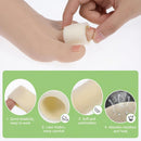 4 pcs Cuttable Toe Tubes Sleeves Foam Toes Sleeve Protectors Foam Bandages Tube Toe Cushion Soft Pads for Feet Remover Bunion Hammer Fabric Corns Calluses Blisters Relief Pressure — 3