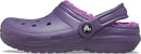 Crocs Kids' Classic Lined Kids Clog – Nightshade — 7