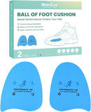 Ball of Foot Cushions for Women Men - Welnove Metatarsal Pads for Sports, Running, Hiking, Workout, Athletic - Heel Inserts for Anti Slip, Forefoot Support, Pain Relief Forefoot Filler Insoles (Blue) — 1