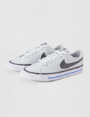 Nike Unisex Kids' Court Legacy Shoes - Boys Girls Toddlers & Baby Sneakers - Off White/Pencil Point/Blue Crystal — 5