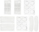 30 Pcs Silicone Heel Grips for Women Men's Shoes, Non-Slip Shoe Strap Grips & Cushion Pads, Self-Adhesive Gel Protector Strips for Sling Back Heels, Loose Sandals, High Heels, and Sneakers — 1