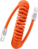 chubbycable Coiled USB C to C Cable 240H Sag-Free Charging Cable, 1 Pack 1
