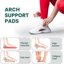 Welnone Graphene Arch Support Inserts - 8 Pcs 9mm & 19mm Arch Insoles Pads with Lightweight Memory Foam, Anti-Slip Ergonomic Orthotic Insert for Plantar Fasciitis Flat Feet, High & Fallen Archs - Black — 3