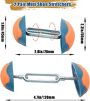 Mini Shoe Stretchers for Wide Feet, Shoe Wider Anti-Slip Expander Adjustable Men Women Shoes Plastic Surgery | blue — 2