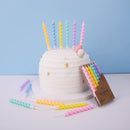 PHD CAKE 24-Count Rainbow Spiral Birthday Candles with Holders, Party Candles, Cake Candles — 3