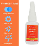 Wood Glue,90g Clear Carpenter Glue,Super Glue for Wood, Fast Drying Wood Glue for Craft, Metal,Furniture, Wood, and… — 4