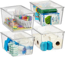 ClearSpace Storage Bin with Lid, Pantry & Desk Organizer, XL, 4 Pack — 1