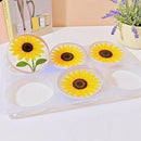 6-Cavity Deep Round Coaster Silicone Molds for Epoxy Resin, 4 Inches Coaster Resin Mold for Flower Bouquet Preservation — 4