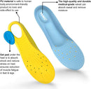 Shoe Insoles for Kids and Women, Memory Foam Insoles, Comfortable Sports Shoe Inserts for Shock Absorption and Relieve Foot Pain, Plantar Fasciitis Arch Support Insoles, S(Women 5-6/ Kids 2-5) Blue — 3