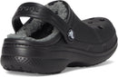 Crocs Kids' Via Lined Clogs – Black — 3