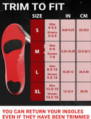 CRUVHEAL Work Boot Insoles Men – Low Arch Gel Cushion Comfort (Carbon, L) — 4