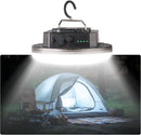 Glocusent LED Rechargeable Camping Lantern, Camping Light with 5000mAh | Black — 5