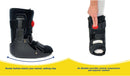 Air CAM Walker Boot Short + Ankle & Foot Ice Pack Cold Wrap — 3