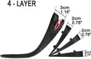 Heightened and Invisible Insole, Four-Layer Heel and Lift Cover with air Cushion for 1.2" to 3.5" Variable Height Men's and Women's boosters — 4