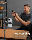 VIMOSE 66" Phone Tripod, Tripod for iPhone with Remote & Phone Stand photo 4