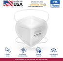 BNX N95 Mask NIOSH Certified MADE IN USA Particulate Respirator Protective Face Mask (10-Pack, Approval Number TC-84A-9315 / Model H95W) White — 6