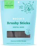 Bocce's Bakery Brushy Sticks Dog Dental Treats, Medium Breeds (13 oz)
