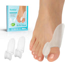 Promifun Bunion Cushion Protector, 10 Packs of Bunion Corrector Pads with Separator for Big Toe, Gel Shield for Foot Pain Relief, Calluses, Corns - White — 1