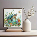 ZQEATRY Sea Turtle Animal Special Shape Diamond Art Kits for Adults,5D Diamond Painting Kits for Beginner,DIY Diamond Crystal Rhinestones Painting Kits for Home Wall Decor Gift 11.8 X 11.8inch | Sea Turtle-2 — 5