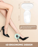Heel Pads for Shoes Silicone Heel Grip Cushion for Shoes Too Big Women - Clear Cushions — 4