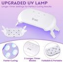 LET'S RESIN 250g UV Resin Jewelry Making Kit, 153Pcs Starter Kit with Light — 6