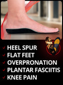 CRUVHEAL Work Boot Insoles Anti-Fatigue Shoe Inserts Low Arch (L-XL, Fire) - S-M (Men 6-10 || Women 7-11.5) — 4