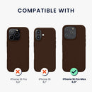 kwmobile Case Compatible with Apple iPhone 16 Pro Max Case - TPU Silicone Phone Cover with Soft Finish - Chocolate — 2