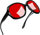 Joopin Oversized Sunglasses Womens Trendy Polarized Large Driving Sun Glasses Ladies UV Protective Big Sunnies Shades | B27-black/Sleep Red — 1