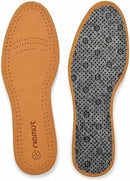 riemot Leather Insoles for Men, 100% Lambskin Upper for Dress Shoes & Boots 44EU, US11 - Brown - 9 — 1