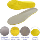 Happystep Memory Foam Insoles: Plantar Fasciitis & Arch Support Shoe Insert - Grey — 6
