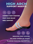 EASYFEET Arch Support Insoles for Men & Women - Plantar Fasciitis - Black — 3
