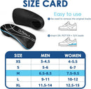 DR. POTTER+ 3/4 Plantar Fasciitis Insoles, High Arch Support Inserts for Flat Feet, Over-Pronation and Foot Pain, Metatarsal Support Insoles for Metatarsalgia (Medium(Men's 6.5-8.5, Women's 7.5-9.5)) - Black — 5