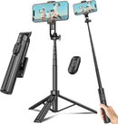 Selfie Stick Tripod for Phone with Remote Control & Holder, 50 Inch, Black photo 1