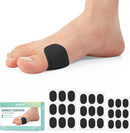 Welnove Bunion Pads to Wear with Shoes - 27 Pcs Moleskin for Feet - Bunion Cushions for Women Men, All-Day Comfort & Protection, Water-Resistant - Black, Multi-Size | Black(27 Count) — 1