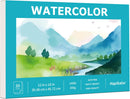 Hapikalor Watercolor Paper, 12"x18" Water Color Paper, 140lb/300gsm Teal | 12"x18" Pad — 1