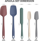 Coukre Silicone Spatula Set of 5,High Temperature Resistant, Food Grade…