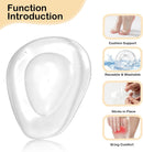 FCYIMI 8 Pack Metatarsal Pads Women Men, Ball of Foot Cushions 5