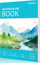 Hapikalor Watercolor Paper Pad, 9"x12" Water Color Paper, 140lb/300gsm Teal | 9" x 12" Pad — 1