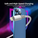 iPhone Charger 3-Pack 10ft MFi Certified Lightning Cable Fast Charging Cord photo 4