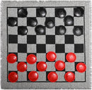 Yarlung Giant Checkers Set Tic Tac Toe Game with Reversible Rug, 3 in 1 Jumbo…