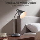 LEPOWER Metal Desk Lamp, Adjustable GooseNeck Reading Light for Bedroom — 3