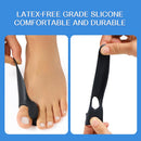 Promifun Bunion Cushion Protector, 10 Packs of Bunion Corrector Pads with Separator for Big Toe, Gel Shield for Foot Pain Relief, Calluses, Corns - Black — 3