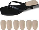 (3 Pairs) Pigskin Heel Cushions Cups for Plantar Fasciitis, Sore Heel Pain, Bone Spur & Achilles Tendonitis, Heel Support Insoles, Adhesive Heel Padding Inserts for High Heels Boots Flats Sandals - Pigskin-3 Pairs — 1