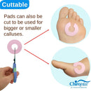 Chiroplax Foam Callus Cushions Pads Protectors Waterproof Self-Adhesive Blister Toe Foot Pain Relief Treatment (36 Count) | 36 Count (Pack of 1) — 4
