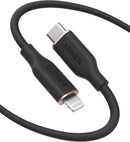 Anker USB C to Lightning Cable, MFi-Certified (6 ft, Midnight Black) 1