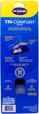 Dr. Scholl's Tri-Comfort Orthotics Inserts, Men's Size 8-12, 1-Pair Packages (Pack of 3) — 8