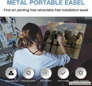 RRFTOK Silver 3 Pack 17-66 Inch Art Easel Stand for Painting and Sign | 66S 3-pack — 8
