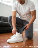 6FT CLUB Height Increase Insoles for Men, 3-Layer Half-Length Shoe Lifts — 6