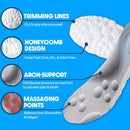 Insoles - Super Soft Orthopedic for Women & Men, 4D Cloud Technology, Arch-Support, Shock Absorbing Insoles for Foot & Joint Support, Pain Relief Sports Soles (Men: US 13-16) — 8