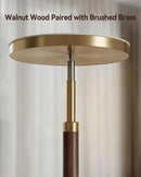 JOOFO Wood LED Torchiere Floor Lamp with Remote, 3000LM Dimmable — 2